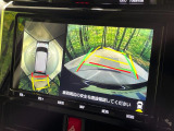 【パノラミックビューモニター】専用のカメラにより、上から見下ろしたような視点で360度クルマの周囲を確認することができます☆縦列駐車や幅寄せ時に活躍してくれます♪