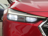 切れにくく明るいLEDヘッドライト装備!