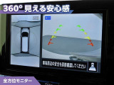 フロントモニター・サイドモニター・バックモニターを使用し、車を上から見たような映像で駐車が出来ます!