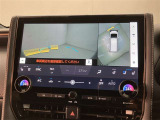 安全機能のバックモニター&全周囲モニターも装備です。