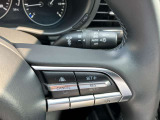 全車速追従機能付(MRCC)アクセルを離しても前方の車に合わせて走行ができます。