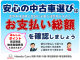 車両本体価格以外に必要な諸費用を含めたお支払総額を表示しています。車両本体価格は安いけれど諸費用が高い!!なんてことにならないよう購入に必要な金額=総額をご確認ください。
