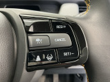 アクセルから足を離しても設定したスピードを保ち走行し、高速道路での疲労軽減に役立つクルーズコントロール付きです!