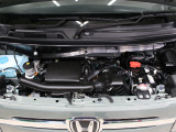 【エンジンルーム】Hondaならではの走り、i-VTECエンジン!街中や坂道での加速や高速道路での力強さが特徴です♪
