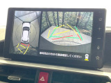【パノラミックビューモニター】専用のカメラにより、上から見下ろしたような視点で360度クルマの周囲を確認することができます☆死角部分も確認しやすく、狭い場所での切り返しや駐車もスムーズに行えます。