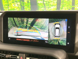 【パノラミックビューモニター】専用のカメラにより、上から見下ろしたような視点で360度クルマの周囲を確認することができます☆死角部分も確認しやすく、狭い場所での切り返しや駐車もスムーズに行えます。