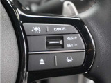 ◆アダプティブクルーズコントロール◆予め設定した車速内でクルマが自動的に加減速。前走車との適切な車間距離を維持しながら追従走行します。【LKAS】車線維持支援システムでステアリング操作を支援。