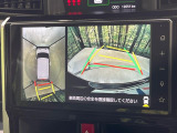 【パノラミックビューモニター】専用のカメラにより、上から見下ろしたような視点で360度クルマの周囲を確認することができます☆死角部分も確認しやすく、狭い場所での切り返しや駐車もスムーズに行えます。
