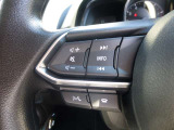 ステアリングスイッチで、先行車に自動追従するアダプティブクルーズコントロールが作動可能。設定した車速内での車間距離を自動で調整・維持。高速道路の渋滞時もアクセル・ブレーキ操作から解放されます。