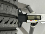 夏タイヤの残り溝は7.8mmです。スリップラインからは6.0mmとなっております。