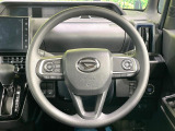 【ステアリングスイッチ】運転中、前方から目線をそらすことなく、オーディオ等の操作が可能な便利機能!安心&快適なドライブを演出してくれます♪