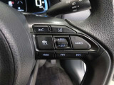 ステアリング右側には、運転支援機能を手元で操作できるスイッチ類を配置しています