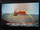 バックガイドモニターを装備しています、車庫入れもラクラクです。