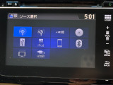 【オーディオソース】ラジオはもちろんCD、フルセグ、DVD、Bluetooth、USB、SDほか多彩な機能を装備しております