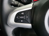 ステアリングスイッチ付き。前方から目を離すことなく操作することが可能です