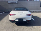 特徴的なコンビネーションランプを備えたリアビュー。