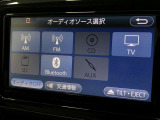 ラジオ、ワンセグテレビ、CD再生、SD再生(音楽)、Bluetoothオーディオが使用可能です。詳しい仕様については、展示店舗までお尋ねください。