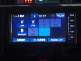 オーディオモードメニュー、AM・FMラジオ CD再生 ワンセグTV視聴 Bluetoothも接続可能!
