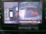 アラウンドビューモニター。空の上から見下ろすような視点でスムース駐車。