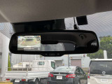 アラウンドビューモニターはミラー部分に映しだすことも可能です!