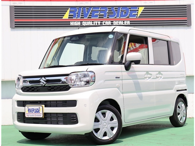 スペーシア ハイブリッド(HYBRID) X 届出済未使用車 全方位モニター付ナビTV