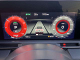 メーター内のディスプレイには運転をサポートするさまざまな情報を表示。