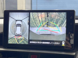 【パノラマモニター】専用のカメラにより、上から見下ろしたような視点で360度クルマの周囲を確認することができます☆死角部分も確認しやすく、狭い場所での切り返しや駐車もスムーズに行えます。