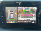 アラウンドビューモニターで全周囲が見えるのでバックや駐車が苦手な方も安心です。