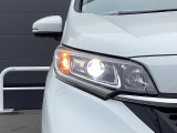 光り方にもこだわったライトは車のデザインに合わせてやわらかい雰囲気です。