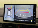 パノラミックビューモニターを装備。駐車場や交差点でクルマを真上から見るように周囲を確認できます。機能の詳細は販売店スタッフまでおたずねください。
