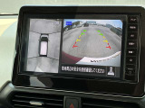 駐車時はナビゲーションでアラウンドビューモニターを見ることができ、安心して後ろを把握することが出来ます。