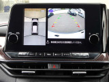 アラウンドビュー☆空から見下ろすような視点で、スムーズな駐車と安全確認をサポート!運転の心強い味方になってくれます♪