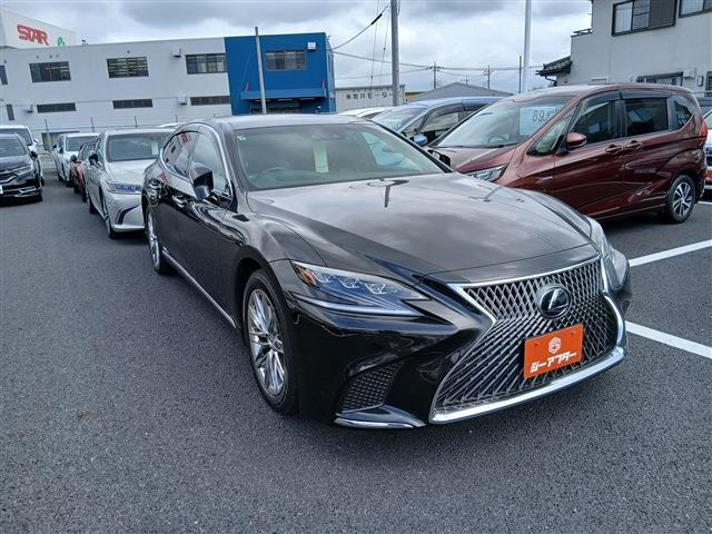 LS 500h エグゼクティブ 4WD 禁煙車 後席モニター アラウンドビューモニ