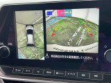 車を真上から見ているように、周囲の状況を把握しながら安心して駐車が行えるアラウンドビューモニター装備!