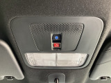 緊急通報ボタンは天井にあります。運転中の体調不良や、エアバッグの作動しない事故の際には押してください。