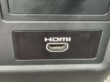 HDMI端子が装着されていますのでオーディオ機器との接続がとても便利です。