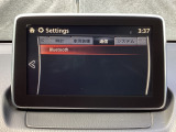 Bluetoothに接続することで、スマートフォンに入っている音楽アプリを車内で楽しめたり、通話が出来ます♪