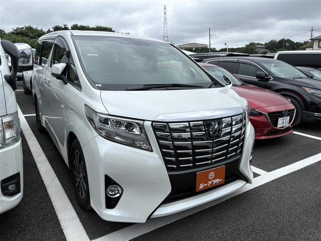 アルファード 2.5 G 禁煙車 白ハーフレザーシート
