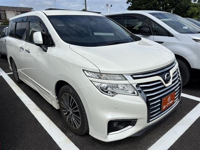 エルグランド 2.5 250ハイウェイスターS 禁煙車 黒ハーフレザーシート