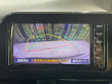 【バックカメラ】駐車時に後方がリアルタイム映像で確認できます。大型商業施設や立体駐車場での駐車時や、夜間のバック時に大活躍!運転スキルに関わらず、今や必須となった装備のひとつです!