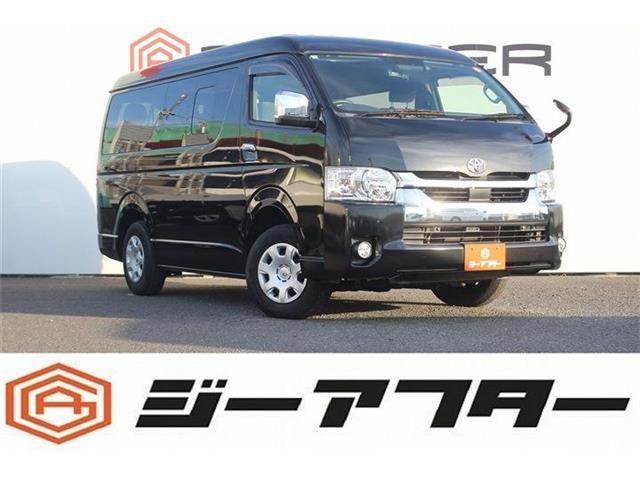 ハイエース 2.7 GL ロング ミドルルーフ 4WD 純正ナビTVバックカメラ片側電動LEDヘッド