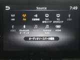 お好みのAVソースをお楽しみください!Bluetoothオーディオ フルセグTV