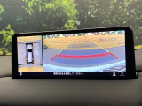 【360&deg;ビューモニター】専用のカメラにより、上から見下ろしたような視点で360度クルマの周囲を確認することができます☆死角部分も確認しやすく、狭い場所での切り返しや駐車もスムーズに行えます。