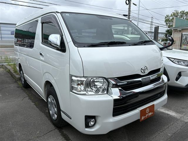 ハイエース 2.7 GL ロング ミドルルーフ 4WD 禁煙車 純正ナビ フルセグTV