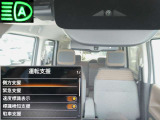 フロントカメラで車線や前方の人や車をモニターして、エマージェンシーブレーキや車線逸脱警報をを作動。ハイビームアシストも装備。