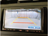 後方視界の確保に役立つバックモニター。