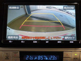 バックガイドモニターで、後方を確認しながら安心して駐車することができます。運転初心者も熟練者も必須の機能ですよ!