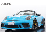 正規ディーラー車のポルシェ911スピードスターが入庫いたしました。