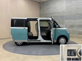スライドドアは子供やお年寄りでも乗り降りしやすい!狭い場所に駐車した時、壁や隣の車にドアをぶつける心配もありません。雨の日で濡れにくく、お子様のいるママにもおススメな機能です!☆両側電動です♪☆