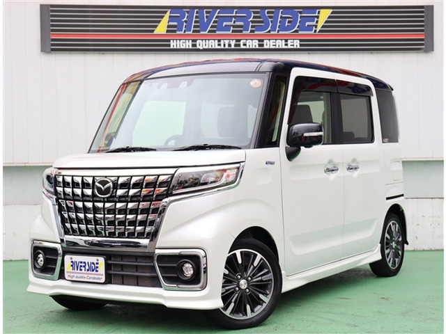 フレアワゴン カスタムスタイル ハイブリッド XS ワンオーナー 全方位カメラ付ナビTV...